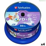 DVD+R Verbatim 4,7 GB 16x 50 Pieces (4 Units)