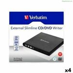 CD/DVD Reader Verbatim SLIMLINE (4 Units)
