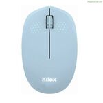 Optical Wireless Mouse Nilox Blue Black 1000 dpi