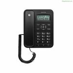 Landline Telephone Motorola Black