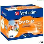 DVD-R Verbatim 4,7 GB 16x 10 Pieces (10 Units)