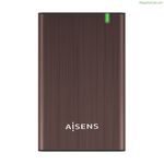 Կոշտ սկավառակի պատյան Aisens ASE-2525BWN շագանակագույն 2.5