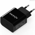 Պատի լիցքավորիչ Aisens A110-0538 սև 20 Վտ (1 հատ)