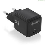 Պատի լիցքավորիչ Aisens ASCH-25W1P013-BK 25 Վտ սև (1 հատ)