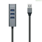 USB Hub Aisens A106-0507 Մոխրագույն ալյումինե (1 հատ)