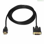 HDMI-ից DVI մալուխ NANOCABLE 10.15.0502 1,8 մ սև 1,8 մ