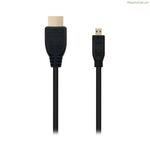 HDMI-ից միկրո HDMI մալուխ NANOCABLE 10.15.3501 սև 80 սմ
