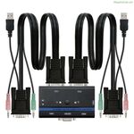 KVM անջատիչ NANOCABLE 10.12.0001 1,4 մ