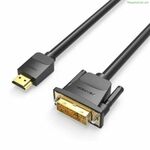 DVI-ից HDMI ադապտեր Vention ABFBG սև 1.5 մ