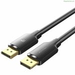 DisplayPort օդափոխման մալուխ HAKBH սև 2 մ