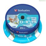 Տպելի CD-R Verbatim 43439 700 ՄԲ 52x 25 հատ 700 ՄԲ