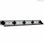 24-պորտային UTP կատեգորիայի 6-րդ միացման վահանակ Phasak PU 2424