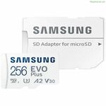 Միկրո SD հիշողության քարտ ադապտերով Samsung EVO Plus 2023 256 GB