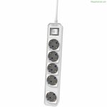 Հոսանքի վարդակ - 5 վարդակ անջատիչով Philips CHP2154W/12