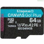 Հիշողության քարտ Micro SDXC Kingston CANVAS Select Plus 64 ԳԲ