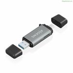 Քարտի կարդացող սարք Aisens ASCR-2AC11-GR մոխրագույն