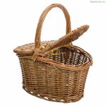 Պիկնիկի զամբյուղ Ալեքսանդրա Հաուս Լիվինգ՝ եղեգնյա փայտից, բնական