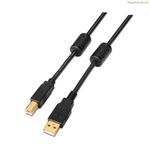 USB A-ից USB B մալուխ Aisens A101-0011 սև 5 մ (1 հատ)