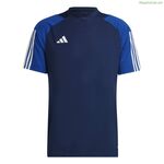 Տղամարդու կարճաթև ֆուտբոլային մարզաշապիկ Adidas Tiro 23 Competition Blue