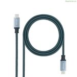 USB-C 3.1 մալուխ NANOCABLE 10.01.4102-COMB 2 մ սև/մոխրագույն