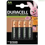 Վերալիցքավորվող DURACELL DURDLLR6P4B AA 1,2 V մարտկոցներ (4 հատ)