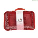 Ճանապարհորդական պայուսակ Hello Kitty կարմիր 100% պոլիեսթեր 2 x 20 x 32 սմ 2 հատ