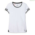 Մանկական կարճ թևքերով մարզաշապիկ Adidas CLUB TEE DU2464 սպիտակ պոլիեսթերից