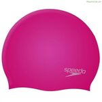 Լողի գլխարկ Speedo PLAIN MOULDED վարդագույն սիլիկոնե
