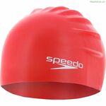 Լողի գլխարկ Speedo 8-0838514614 Կարմիր սիլիկոնե պլաստիկ