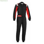 Karting Overalls Sparco 002343NRRS3L Black/Red