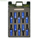 Screw kit OMP OMPS09981207 28 mm Blue M12 x 1,50