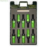 Screw kit OMP OMPS09981408 28 mm Green M14 x 1,50