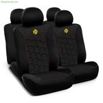 Car Seat Covers MOMO MOMLSC050BR Black Red 11 Pieces