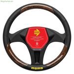 Steering Wheel Cover MOMO MOMLSWC0BRBKW Ø 38-39 cm