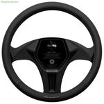 Steering Wheel Cover MOMO MOMLSWC0EASBE Black Ø 38-39 cm