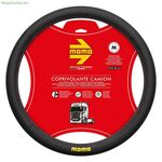 Steering Wheel Cover MOMO MOMLSWCTEASBR Black/Red Ø 44-46 cm