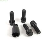 Anti-Theft Screws OMP OMPS09811201 M12 x 1,25 4 uds Black