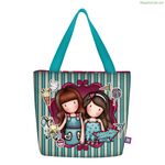 Cool Bag Gorjuss Fireworks Maroon 24 x 29 x 10 cm Lunchbox