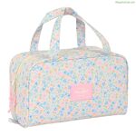 School Toilet Bag BlackFit8 Blossom Multicolour 31 x 14 x 19 cm