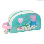 Travel Vanity Case Peppa Pig Pretty flowers Yellow Mint 26 x 16 x 9 cm