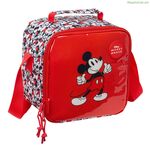 Thermal Lunchbox Mickey Mouse Clubhouse White Red 20 x 20 x 15 cm