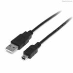 Cable Micro USB Startech USB2HABM50CM USB A Mini USB B Black