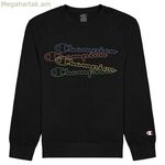 Մանկական սվիտեր Champion՝ սև, Script Logo-ով, տղայի համար