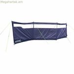 Լողափի դիմապակի Regatta 4 սյուներով պողպատե բազմագույն