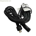 Երկարացման լար EDM 71247 սև