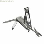 Բազմաֆունկցիոնալ դանակ True Nailclip tu215k եղունգների կտրիչ 6-ը 1-ում արծաթե
