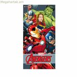 Ծովափնյա սրբիչ «Վրիժառուները» բամբակյա 70 x 140 սմ