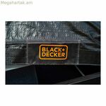 Կցորդի ծածկ Black & Decker սև 1,6 x 2,5 մ