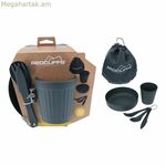 Ճաշի սպասքի հավաքածու Lifetime Grey Camping 6 կտոր