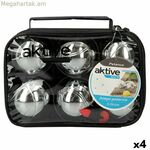 Բուլերի հավաքածու՝ Ակտիվ 6 մետաղական, քրոմապատ պողպատից (4 հատ)
